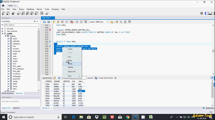 MySql 33 | Find Cumulative Salary of an Employee in MySql