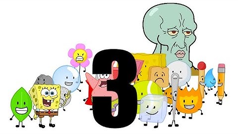 Bfdi portrayed by spongebob pt. 3