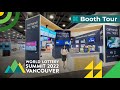 Carmanah signs world lottery summit 2022 booth tour