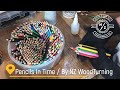 Making - a Pencil hourglass timer from pencils and resin