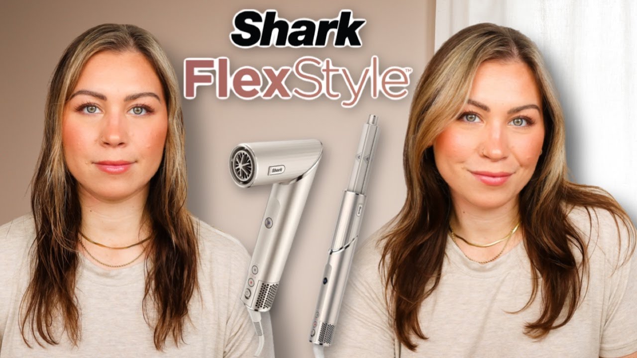 SHARK FLEXSTYLE FOR FINE HAIR  Trying Out the Shark FlexStyle On My  Fine/Thin Hair 