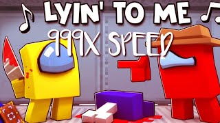[999X SPEED] AMONG US Minecraft animation music video (\\