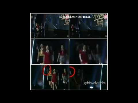 BTS & RED VELVET HIDDEN INTERACTION IN GDA 2017