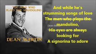 Dean Martin: The Man Who Plays the Mandolino with Lyric Wealth