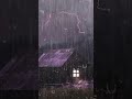 Heavy Rain Thunderstorm Sounds for Relaxation and Deep Sleep #sleepsounds #rainsounds #shorts