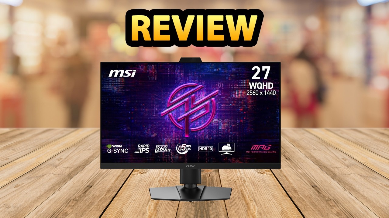 MSI MPG 272QRF X36 27 Inch QHD Gaming Monitor ✓ Review - YouTube