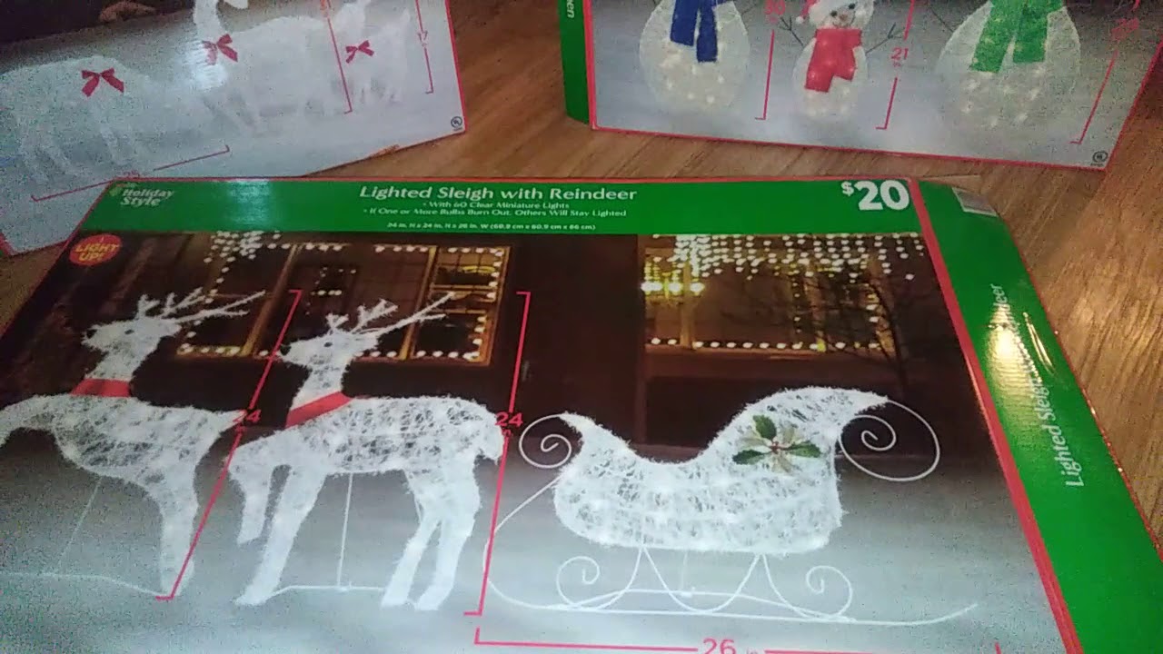 Dollar General Christmas yard decorations YouTube