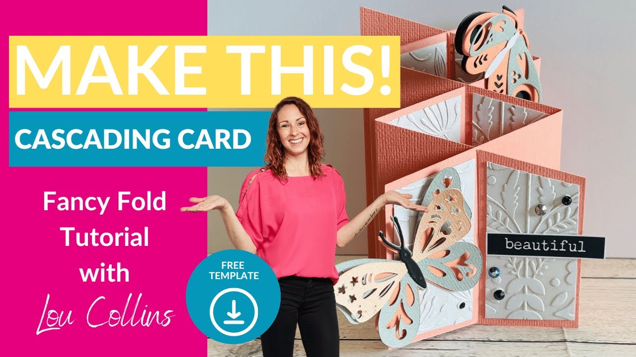 FREE Cascade Card Template free-cascade-card-template