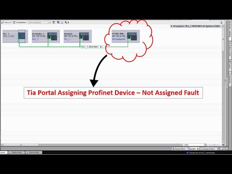 Tia Portal Assign Profinet Device - Not Assigned Fault