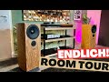 Mein neues hifi und youtube studio  hifi setup room tour 2023