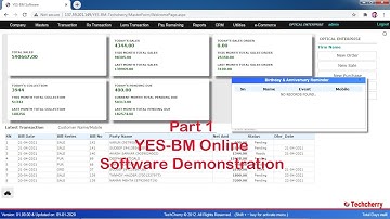 Part 1:  Web YES-BM Software Demonstration
