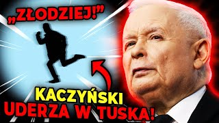 Kaczyński uderzył w Tuska ws. Zielonego Ładu! 'Uciekający złodziej krzyczy łapać złodzieja'