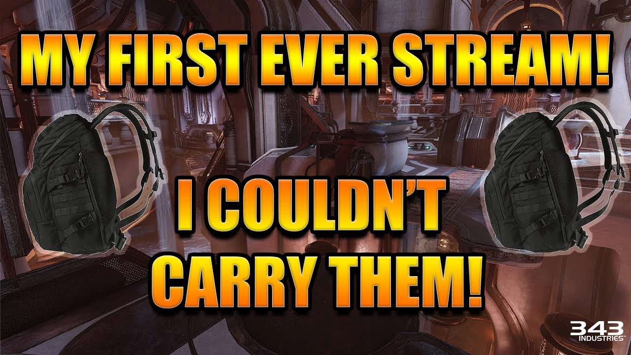 twitch streaming setup MY FIRST EVER HALO 5 STREAM - I COULDN'T CARRY THEM!