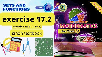 mathematics class 10 th science exercise 17.2 question no 3 sindhboard textbook karachi board