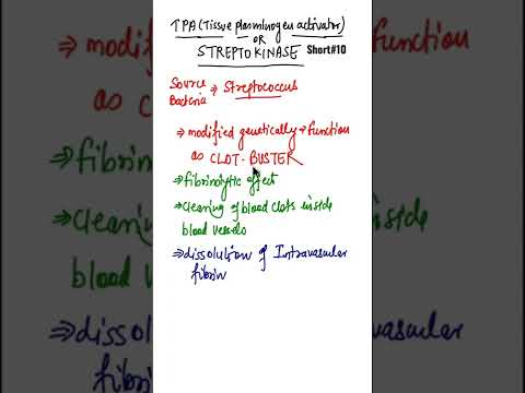 Vídeo: A estreptoquinase é um tpa?
