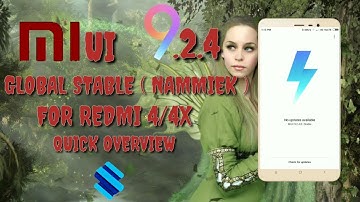 Redmi 4 | MIUI 9.2.4 Global Stable for Redmi 4x New update  Release