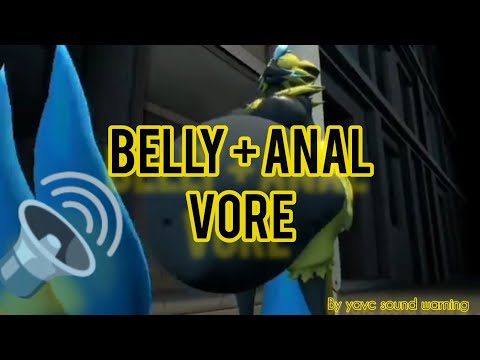 Belly + anal vore & digestion by yavc & sound warning #[V- ANIM 3]