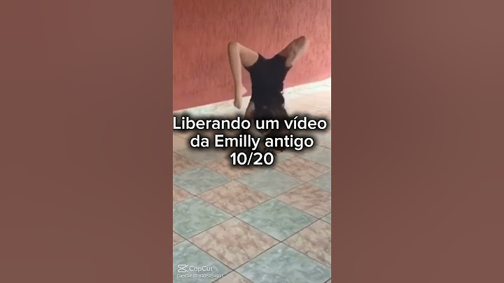 Liberado vídeo antigo da Emilly Vick