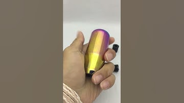 5 speed shift knob neo chrome universal with 3 adaptors