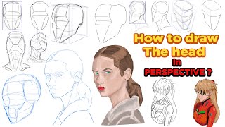 How to Draw Heads at Any Angle  (In Perspective)