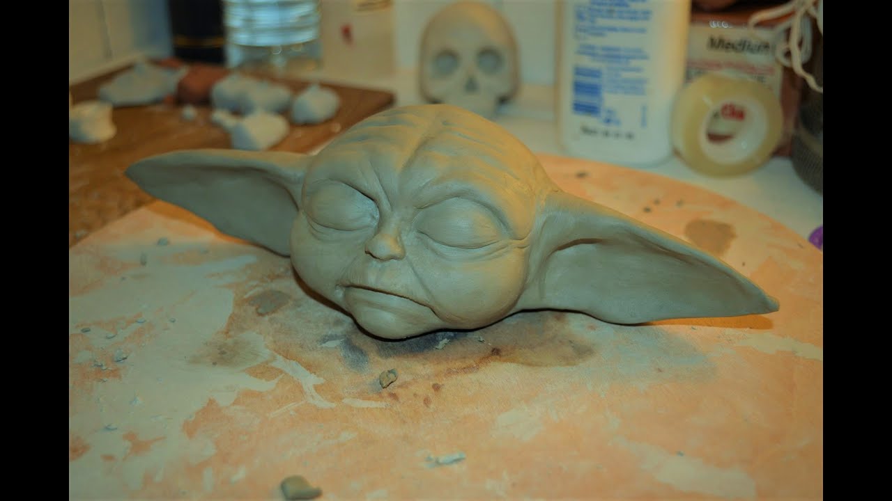Baby Yoda Timelapse Sculpture YouTube