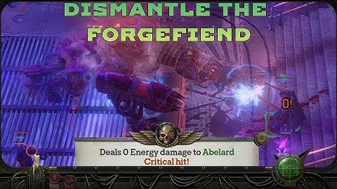 WH40K Rogue Trader: Dismantle the Forgefiend (Down to 0 Damage on Unfair)