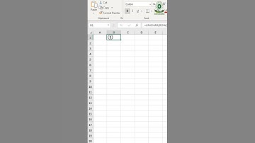 ✅ Create Serial Number through UNICHAR Formula in Excel || Excel tutorial for beginners 💯 || #shorts