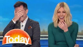 Tv Hosts Lose It Over Bizarre Theme Song