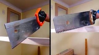 COMO CORTAR MADERA RECTA SIN MAQUINAS?? A PURA MANO  EN ESCUADRA #DIY LUIS LOVON