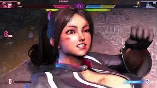 Mai Shiranui in alternate outfit (Black Jacket) RYONA