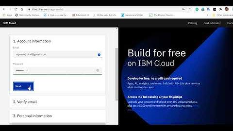 IBM Watson Chatbot 1: Setting up IBM ID