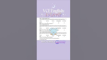 Getting A+ In Your VCE English Exam Is...Easy? 🤯 #vceenglish  #exams #sacs #2025