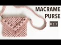 HOW TO: MAKE A MACRAME PURSE WITH REMOVABLE STRAPS | MACRAME BAG DIY | BOHO STYLE BAG DIY