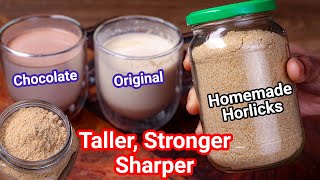 Homemade Horlicks Powder - 2 Popular Flavors Plain & Chocolate | Homemade Nutritional Supplements