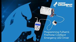Fulham's FireHorse Coldspot Emergency LED Driver Programming DEMO Wealth