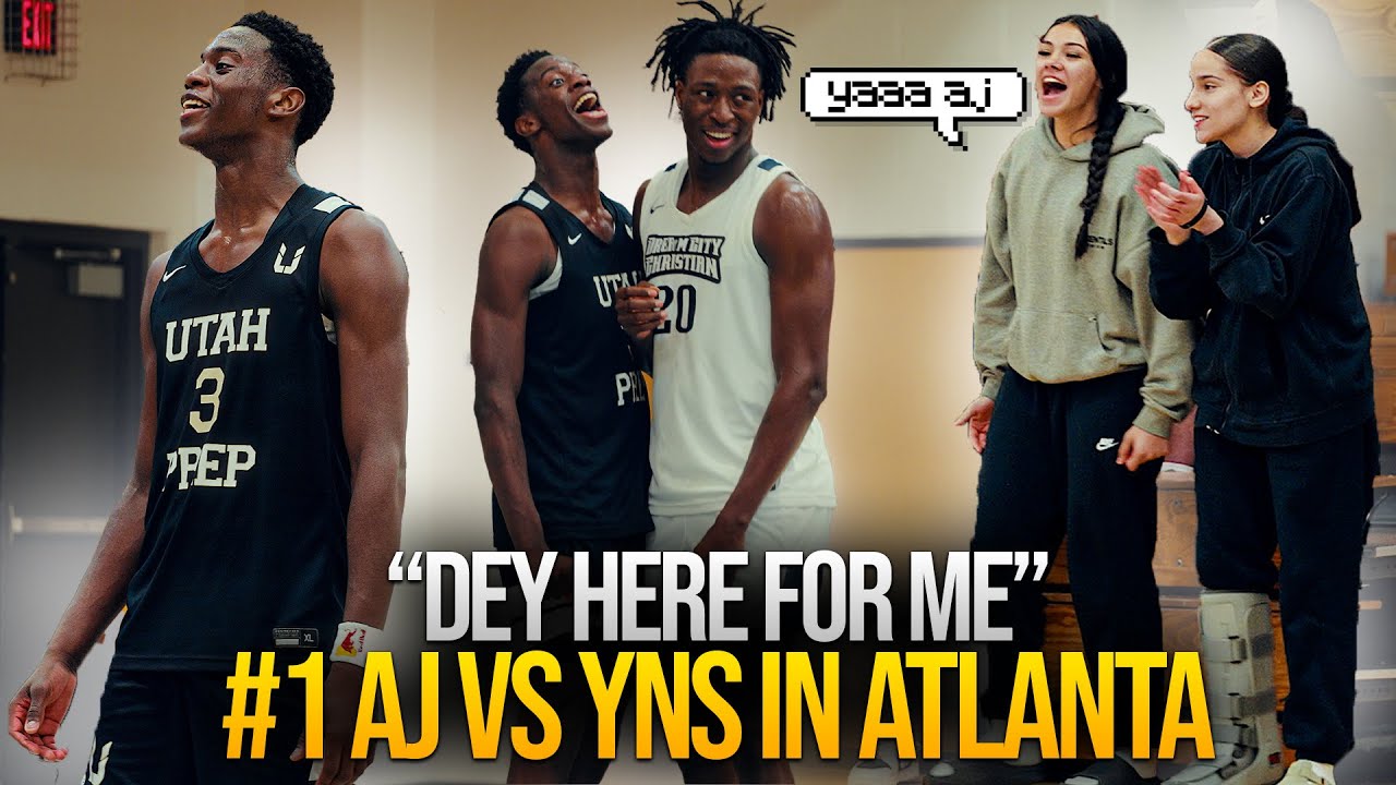 #1 AJ Dybantsa TROLLED yns Infront.. 🤣 VS#2 Ranked PG Ikenna Alozie