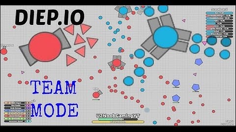 Diep.io NEW Gamemode // TEAM GAMEPLAY in Diep.io // RED vs BLUE