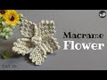#DAY30 | Macrame Flower Using Square Knot | Macrame Tutorial