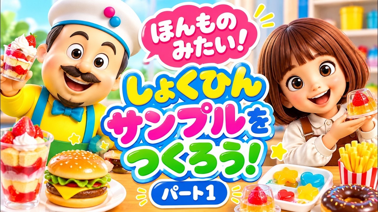 Looks just like the real thing! Let's make food samples! Part 1