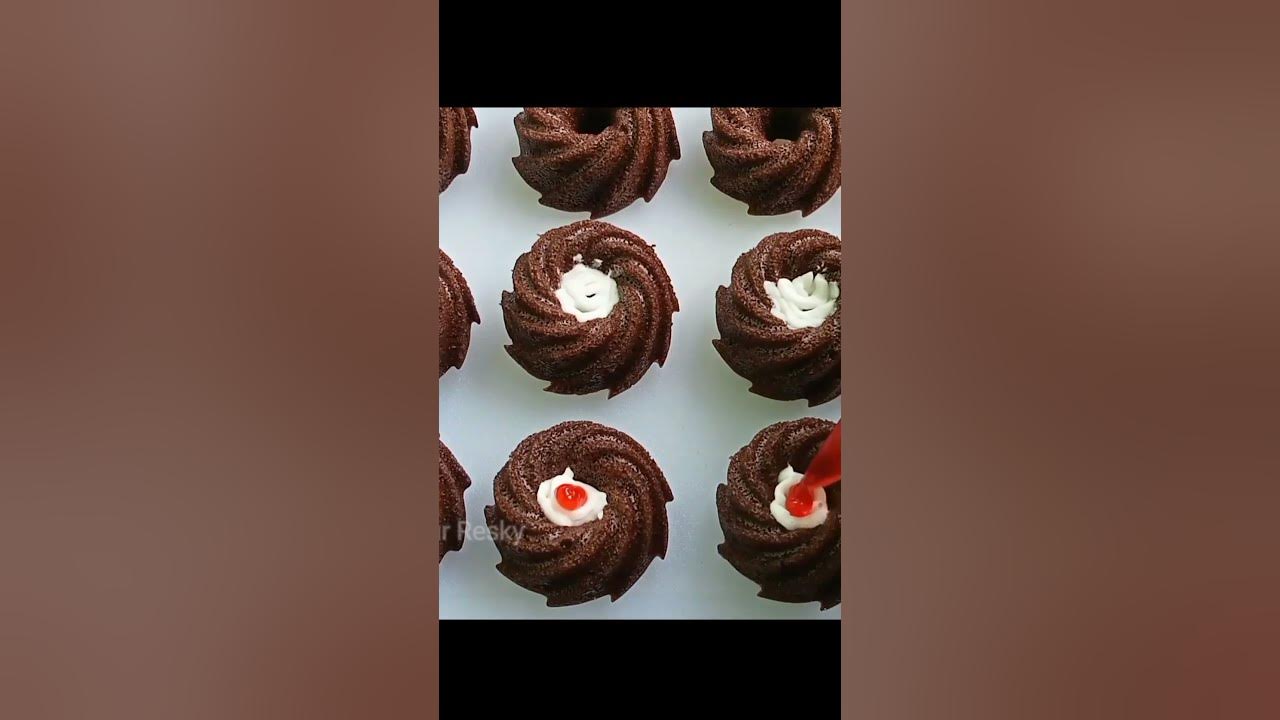 Brownies mini 1 telur jadi 54 cup twister #shorts #browniesmini