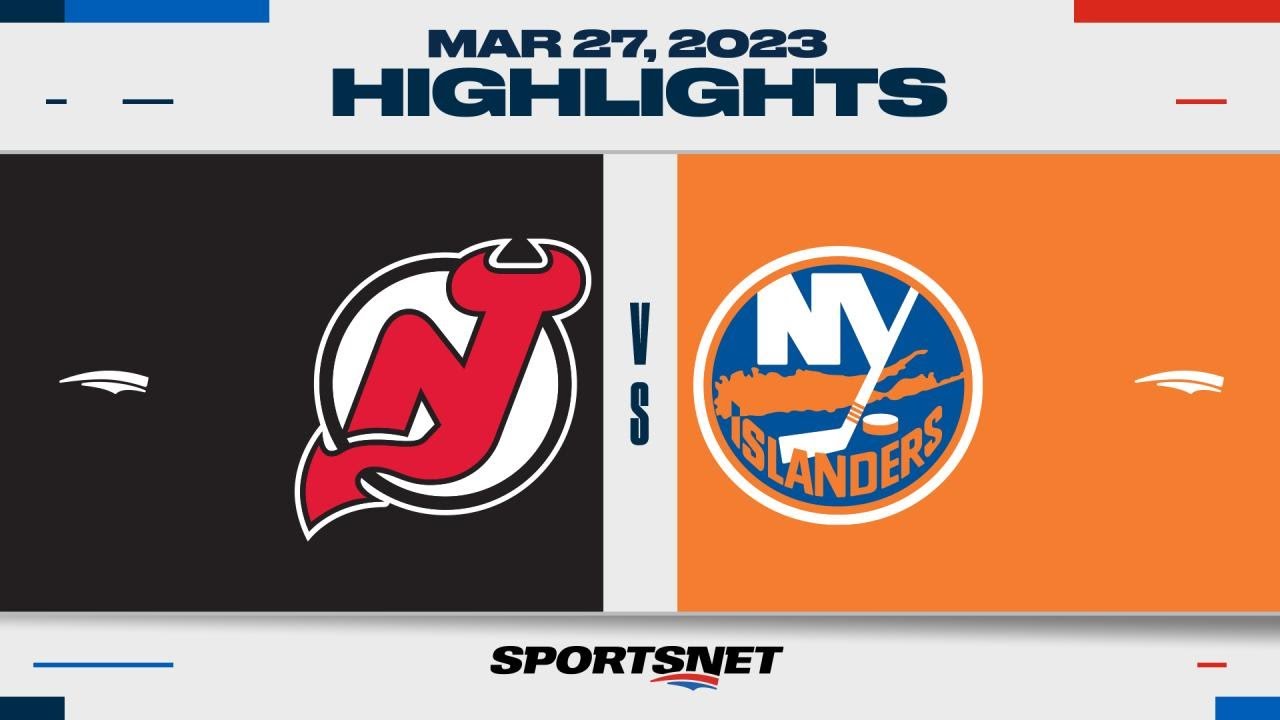 New Jersey Devils vs. New York Islanders (3/27/23) - Stream the