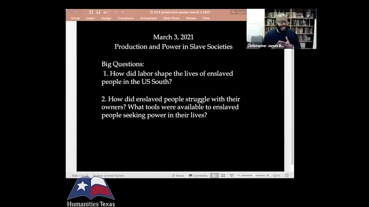 Christopher Bonner, "Production and Power in Slave...