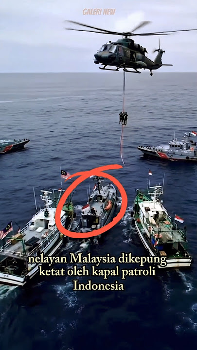 Tertangkap Tangan! Kapal Nelayan Malaysia Dikepung TNI AL 🔥‼️ #shorts #trending #viral #tni