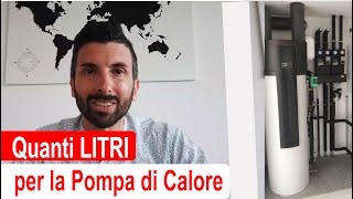 Pompa di calore per acqua calda: quanti Litri?