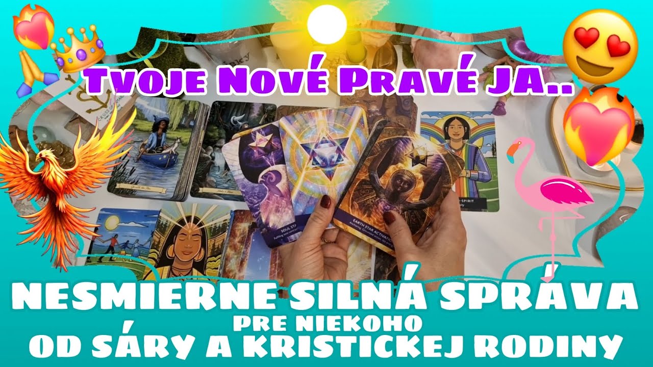 TVOJE NOVÉ PRAVÉ JA ❤️‍🔥💃 NESMIERNE SILNÁ SPRÁVA OD SARY A KRISTICKEJ RODINY 👼💛 CHANNELING + KARTY