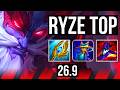RYZE vs IRELIA (TOP) | 51K damage, Good KDA: 21/3/3 | KR Master | 26.9