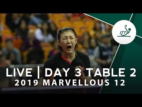 xu xin tenis de mesa 2019 Marvellous 12 | Day 3 - Table 2 (Session 2)