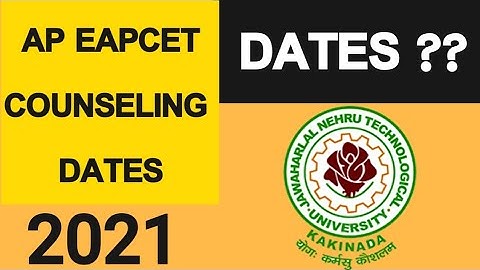 AP EAPCET 2021 COUNSELING DATE RELEASED | BSD TELUGU TECH