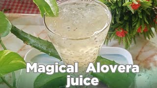 Aloe vera juice | Aloe vera juice benefits | How to make aloe vera juice