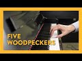 How to play five woodpeckers  hoffman academy piano lesson 8